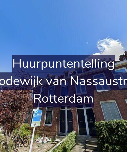 Foto gevel Huurpuntentelling voor Graaf Lodewijk van Nassaustraat 4-B, Rotterdam