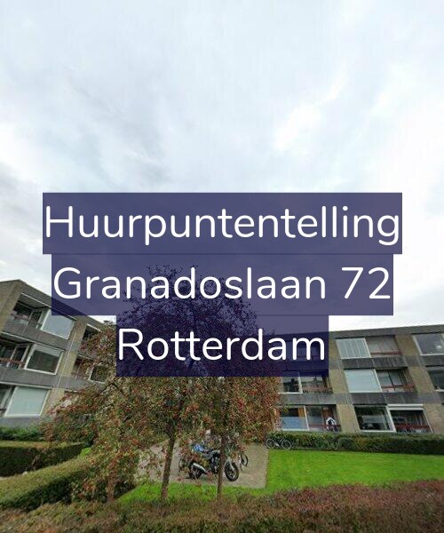 Foto gevel Huurpuntentelling voor Granadoslaan 72, Rotterdam