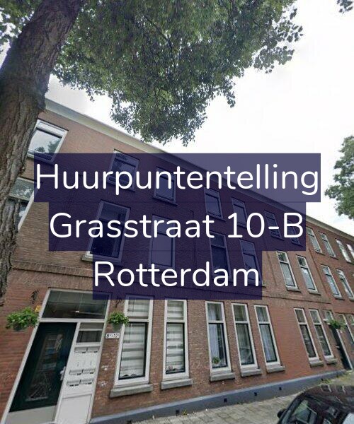 Foto gevel Huurpuntentelling voor Grasstraat 10-B, Rotterdam
