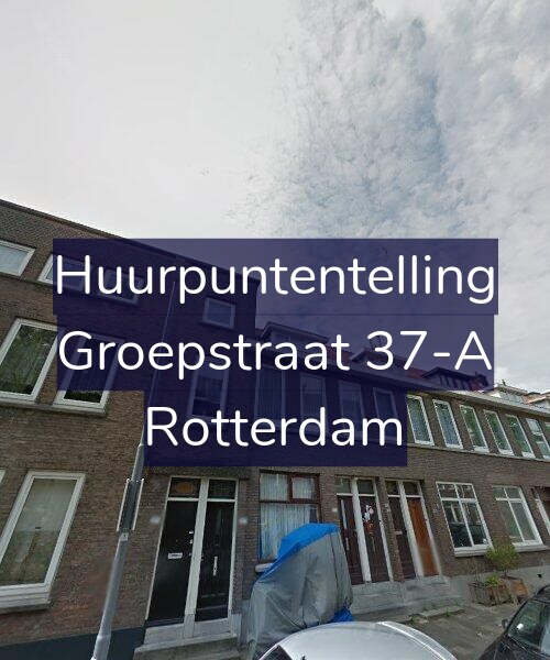 Foto gevel Huurpuntentelling voor Groepstraat 37-A, Rotterdam