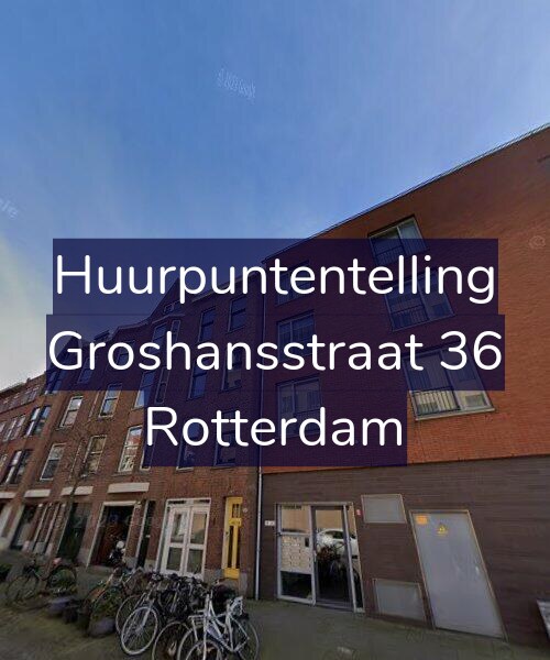 Foto gevel Huurpuntentelling voor Groshansstraat 36, Rotterdam
