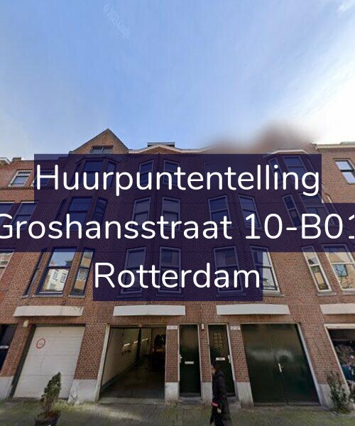 Foto gevel Huurpuntentelling voor Groshansstraat 10-B01, Rotterdam