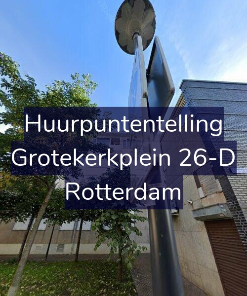 Foto gevel Huurpuntentelling voor Grotekerkplein 26-D, Rotterdam