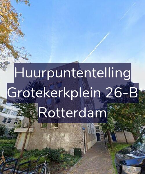 Foto gevel Huurpuntentelling voor Grotekerkplein 26-B, Rotterdam