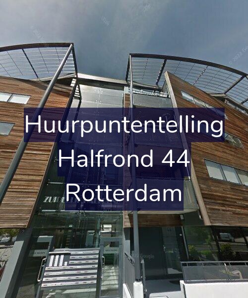Foto gevel Huurpuntentelling voor Halfrond 44, Rotterdam