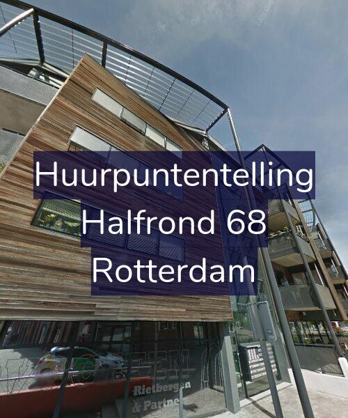 Foto gevel Huurpuntentelling voor Halfrond 68, Rotterdam