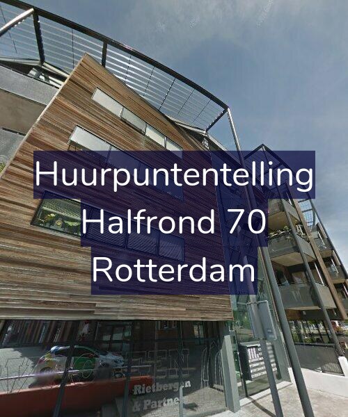 Foto gevel Huurpuntentelling voor Halfrond 70, Rotterdam