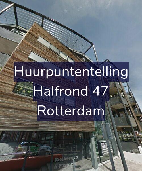Foto gevel Huurpuntentelling voor Halfrond 47, Rotterdam