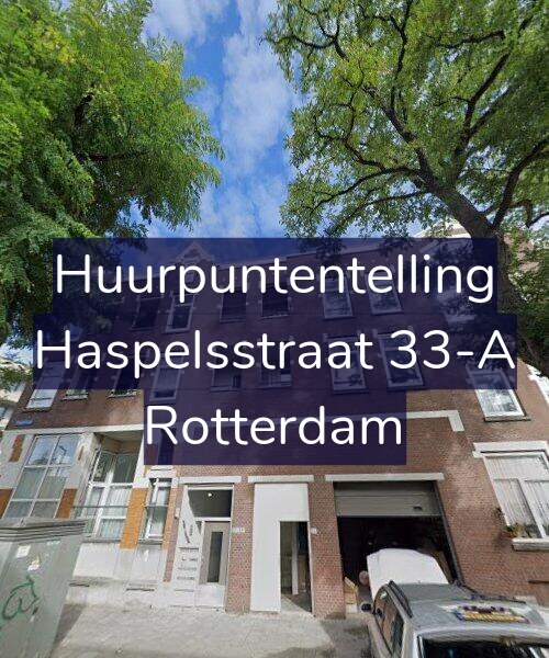 Foto gevel Huurpuntentelling voor Haspelsstraat 33-A, Rotterdam