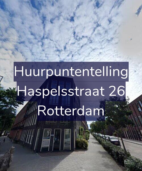 Foto gevel Huurpuntentelling voor Haspelsstraat 26, Rotterdam
