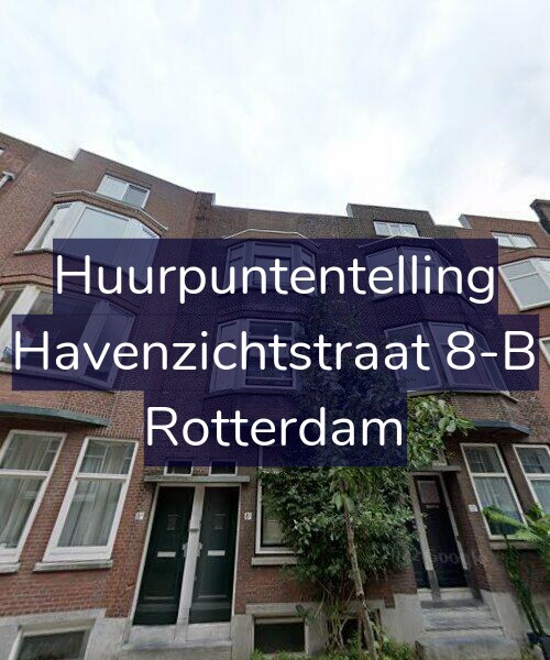 Foto gevel Huurpuntentelling voor Havenzichtstraat 8-B, Rotterdam