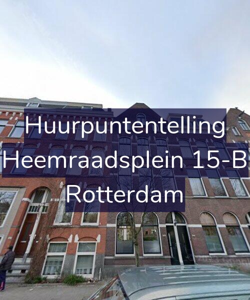 Foto gevel Huurpuntentelling voor Heemraadsplein 15-B, Rotterdam