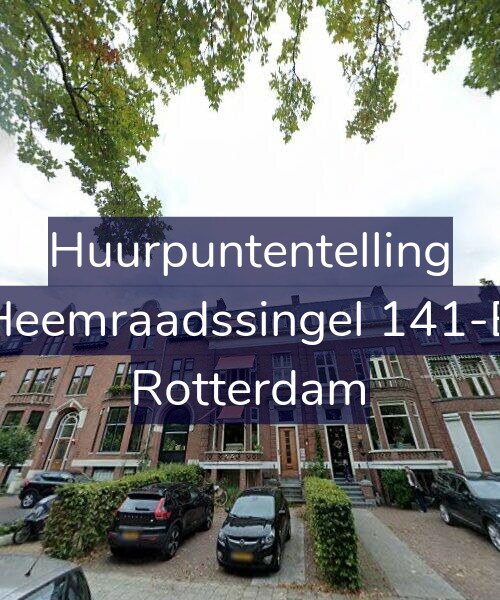 Foto gevel Huurpuntentelling voor Heemraadssingel 141-B, Rotterdam