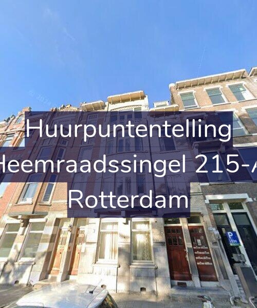 Foto gevel Huurpuntentelling voor Heemraadssingel 215-A, Rotterdam
