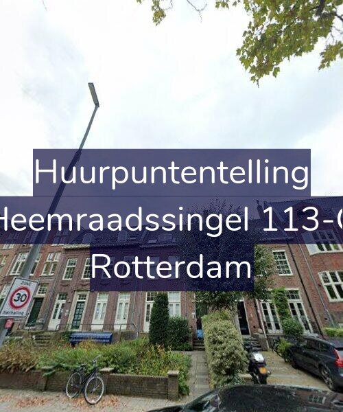 Foto gevel Huurpuntentelling voor Heemraadssingel 113-C, Rotterdam