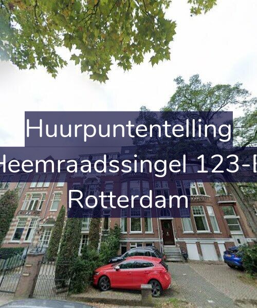Foto gevel Huurpuntentelling voor Heemraadssingel 123-B, Rotterdam