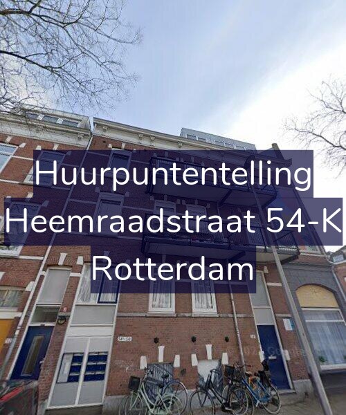 Foto gevel Huurpuntentelling voor Heemraadstraat 54-K, Rotterdam