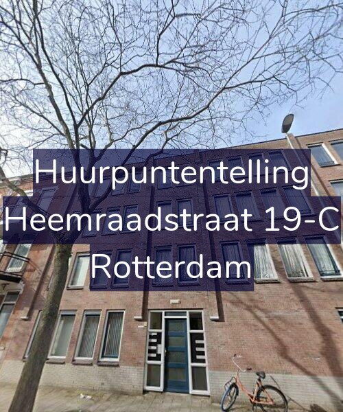 Foto gevel Huurpuntentelling voor Heemraadstraat 19-C, Rotterdam