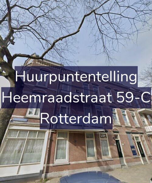 Foto gevel Huurpuntentelling voor Heemraadstraat 59-C, Rotterdam
