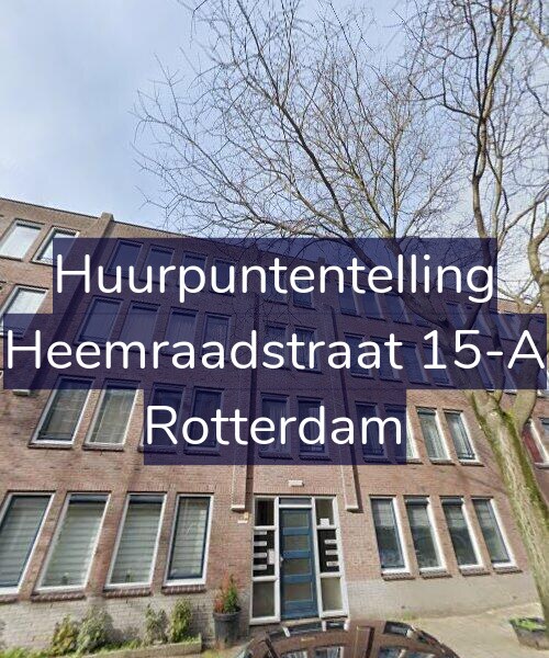 Foto gevel Huurpuntentelling voor Heemraadstraat 15-A, Rotterdam