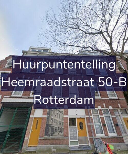 Foto gevel Huurpuntentelling voor Heemraadstraat 50-B, Rotterdam
