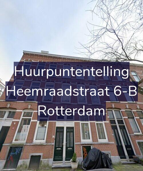 Foto gevel Huurpuntentelling voor Heemraadstraat 6-B, Rotterdam
