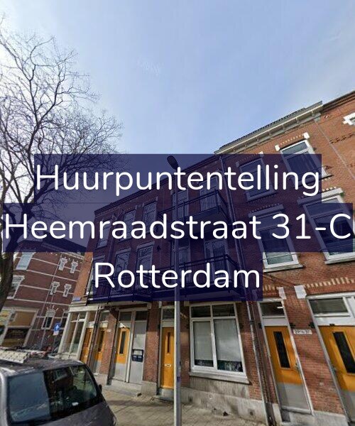 Foto gevel Huurpuntentelling voor Heemraadstraat 31-C, Rotterdam