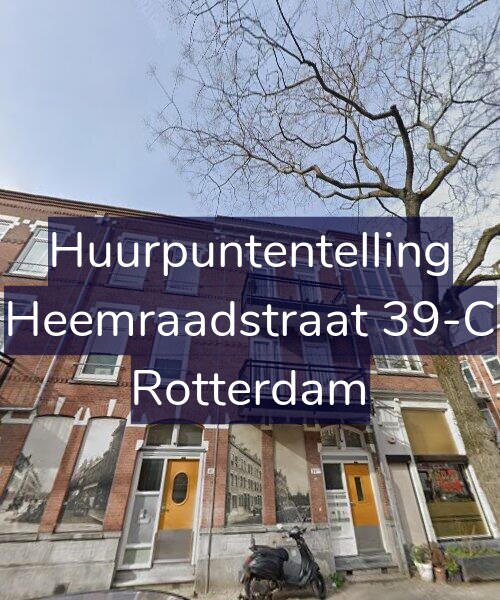 Foto gevel Huurpuntentelling voor Heemraadstraat 39-C, Rotterdam