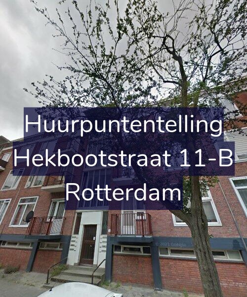 Foto gevel Huurpuntentelling voor Hekbootstraat 11-B, Rotterdam
