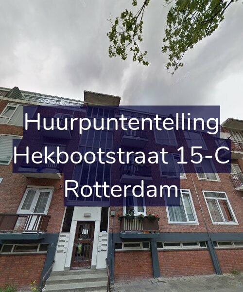 Foto gevel Huurpuntentelling voor Hekbootstraat 15-C, Rotterdam