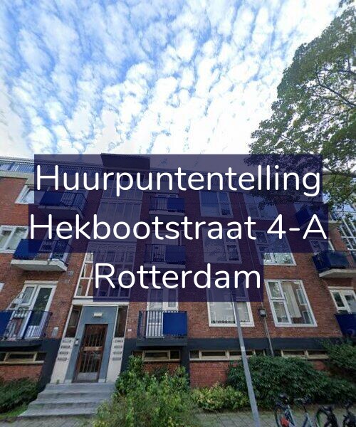 Foto gevel Huurpuntentelling voor Hekbootstraat 4-A, Rotterdam
