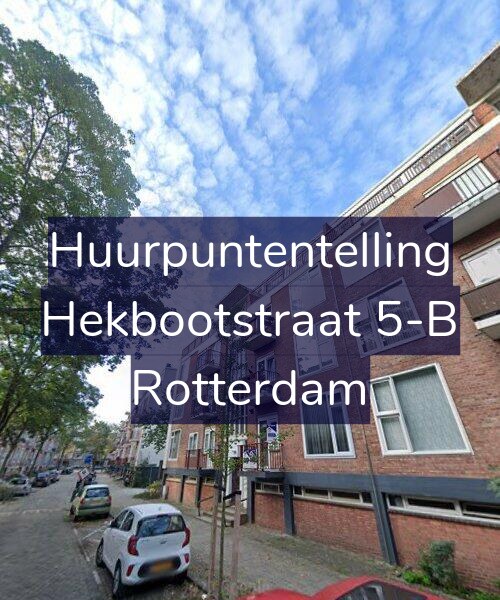 Foto gevel Huurpuntentelling voor Hekbootstraat 5-B, Rotterdam