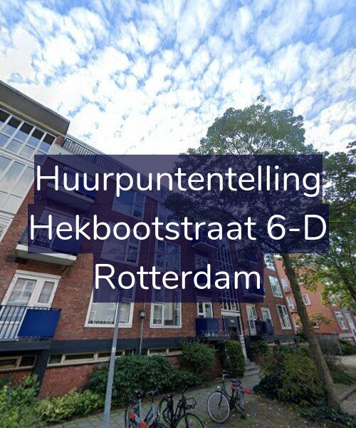 Foto gevel Huurpuntentelling voor Hekbootstraat 6-D, Rotterdam