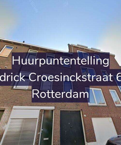 Foto gevel Huurpuntentelling voor Hendrick Croesinckstraat 68-A, Rotterdam