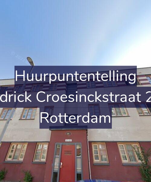 Foto gevel Huurpuntentelling voor Hendrick Croesinckstraat 20-B, Rotterdam