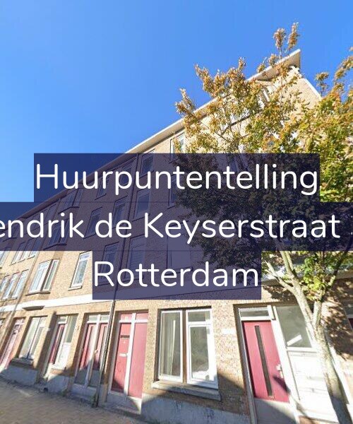 Foto gevel Huurpuntentelling voor Hendrik de Keyserstraat 32, Rotterdam
