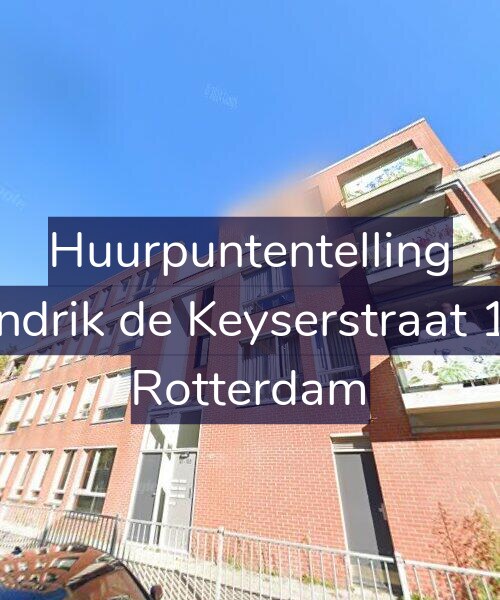 Foto gevel Huurpuntentelling voor Hendrik de Keyserstraat 129, Rotterdam