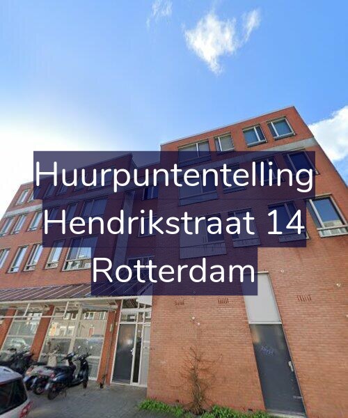 Foto gevel Huurpuntentelling voor Hendrikstraat 14, Rotterdam