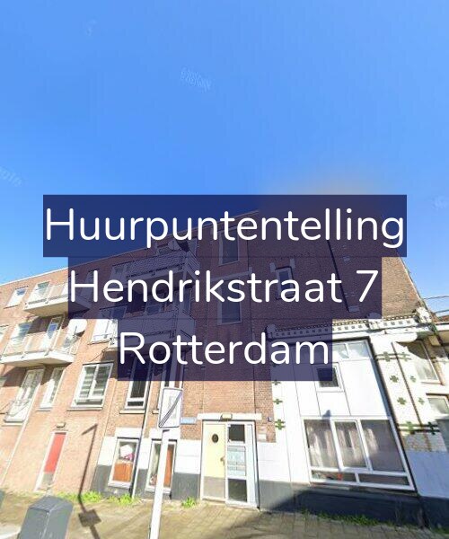 Foto gevel Huurpuntentelling voor Hendrikstraat 7, Rotterdam