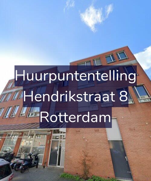 Foto gevel Huurpuntentelling voor Hendrikstraat 8, Rotterdam