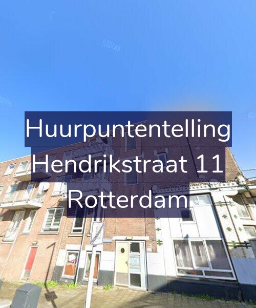 Foto gevel Huurpuntentelling voor Hendrikstraat 11, Rotterdam