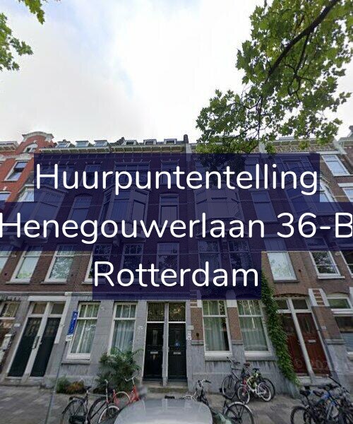 Foto gevel Huurpuntentelling voor Henegouwerlaan 36-B, Rotterdam