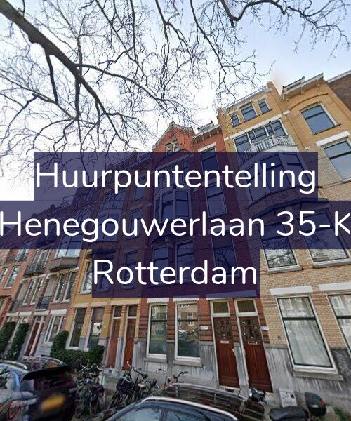 Foto gevel Huurpuntentelling voor Henegouwerlaan 35-K, Rotterdam