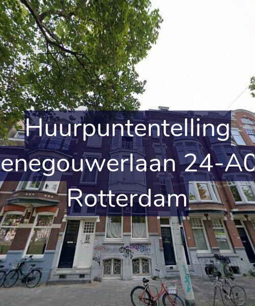 Foto gevel Huurpuntentelling voor Henegouwerlaan 24-A01, Rotterdam