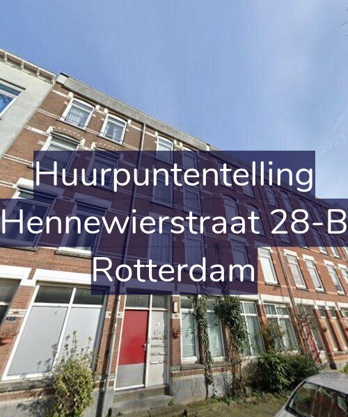 Foto gevel Huurpuntentelling voor Hennewierstraat 28-B, Rotterdam