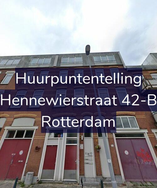 Foto gevel Huurpuntentelling voor Hennewierstraat 42-B, Rotterdam