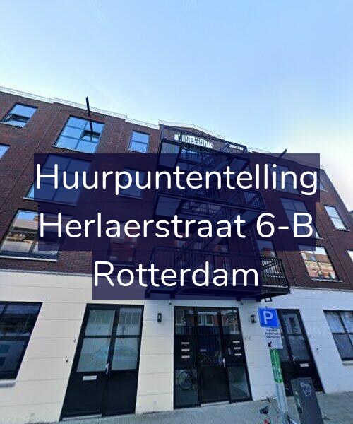 Foto gevel Huurpuntentelling voor Herlaerstraat 6-B, Rotterdam