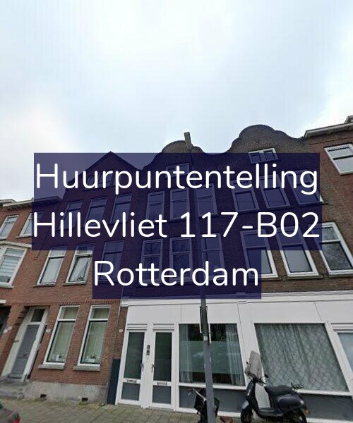 Foto gevel Huurpuntentelling voor Hillevliet 117-B02, Rotterdam
