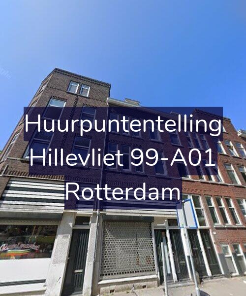 Foto gevel Huurpuntentelling voor Hillevliet 99-A01, Rotterdam