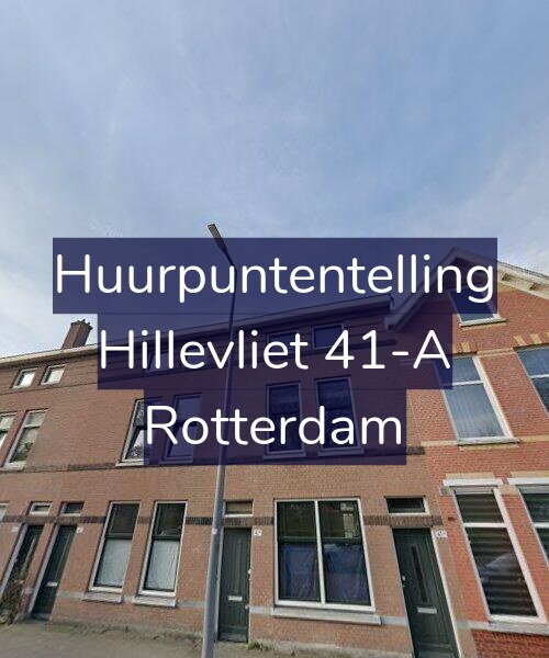 Foto gevel Huurpuntentelling voor Hillevliet 41-A, Rotterdam